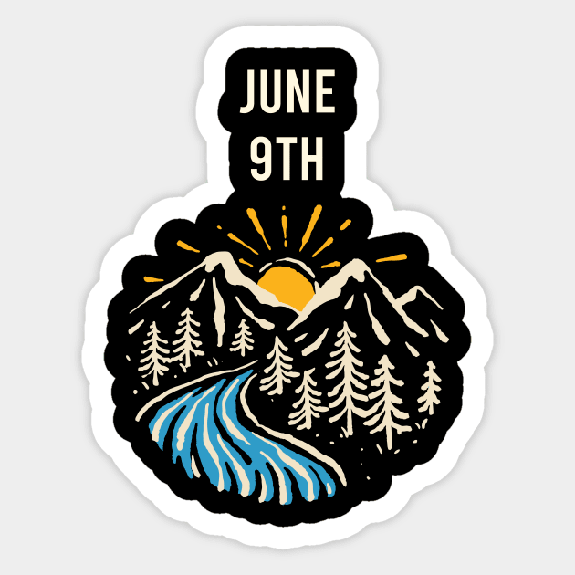 Landscape June 9th 09 Sticker by blakelan128